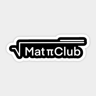 Math club v.2 Sticker